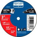 Century Drill & Tool Century Drill 0 Cutting Wheel 3" x 3/8" Aluminum Oxide 8323